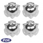 Large Ball Corners - 58mm x 58mm with 30mm Offset - Pack of 4